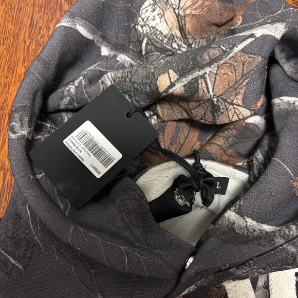 Darc Sport Storm Blue Woodland Camo Hoodie Size: Large NWT - Picture 4 of 5